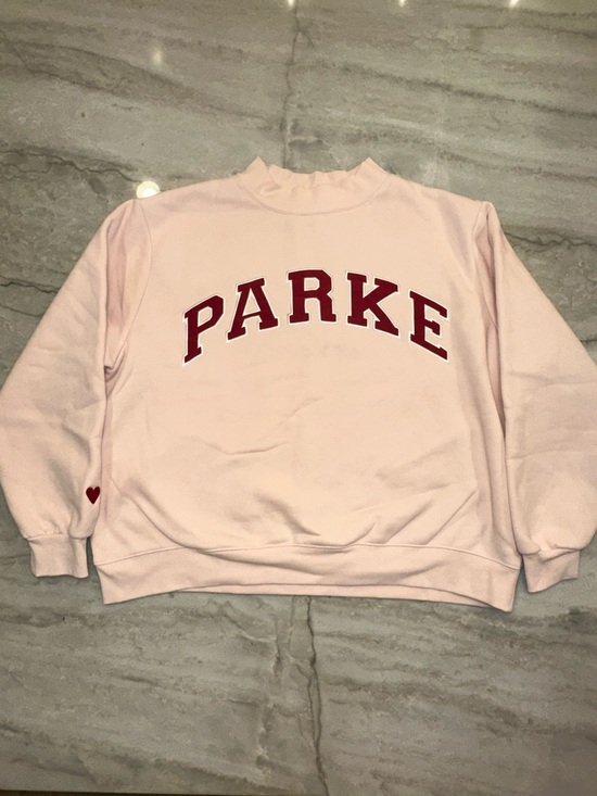 Parke Tops - PARKE Peony Valentines Day Mockeneck